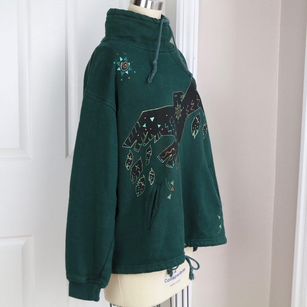 Vintage Hand-Painted Native American Sweatshirt - Picture 4 of 7